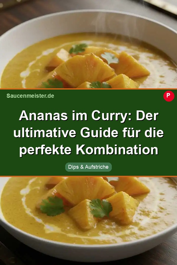 Pinterest Pin: Ananas im Curry: Der ultimative Guide für die perfekte Kombination