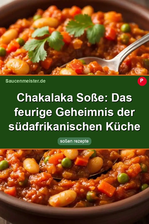 Pinterest Pin: Chakalaka Soße: Das feurige Geheimnis der südafrikanischen Küche