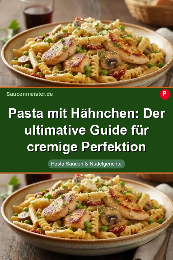 Pinterest Pin: Pasta mit Hähnchen: Der ultimative Guide für cremige Perfektion