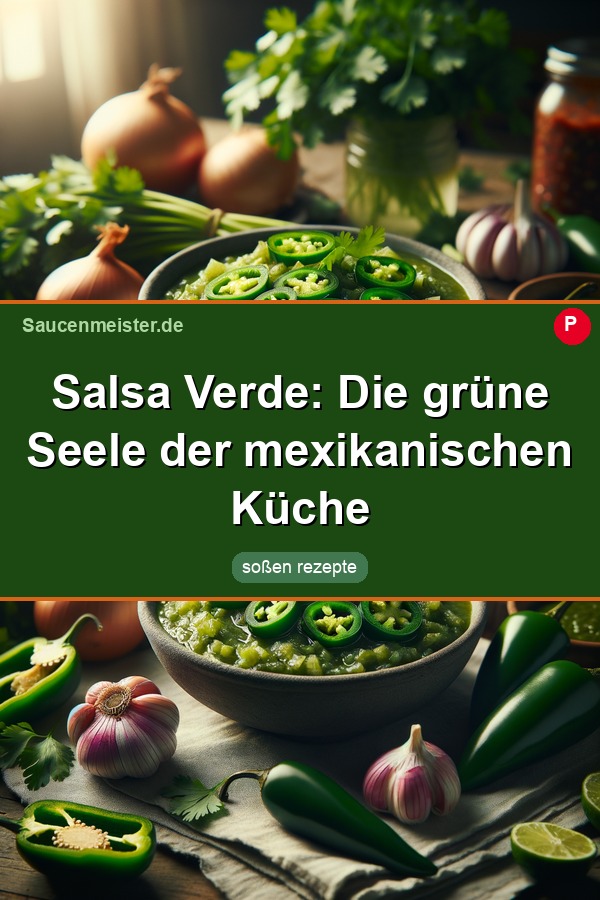 Pinterest Pin: Salsa Verde: Die grüne Seele der mexikanischen Küche