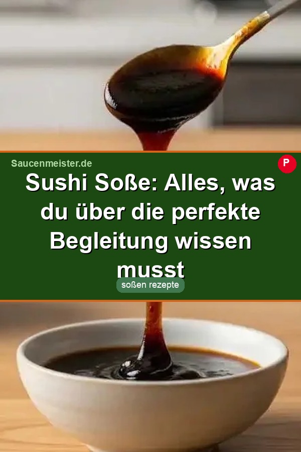Pinterest Pin: Sushi Soße: Alles, was du über die perfekte Begleitung wissen musst
